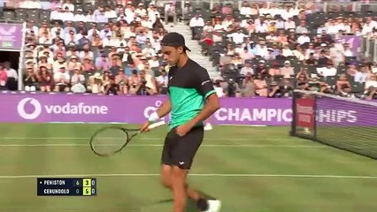 Cerúndolo cayó frente a Peniston en Queen's