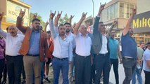 Davutoğlu, Bahçeli’nin memleketi Osmaniye’de protesto edildi