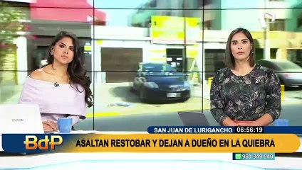 SJL: Roban hasta 10 mil soles en equipos de restobar y dejan a dueño en la quiebra