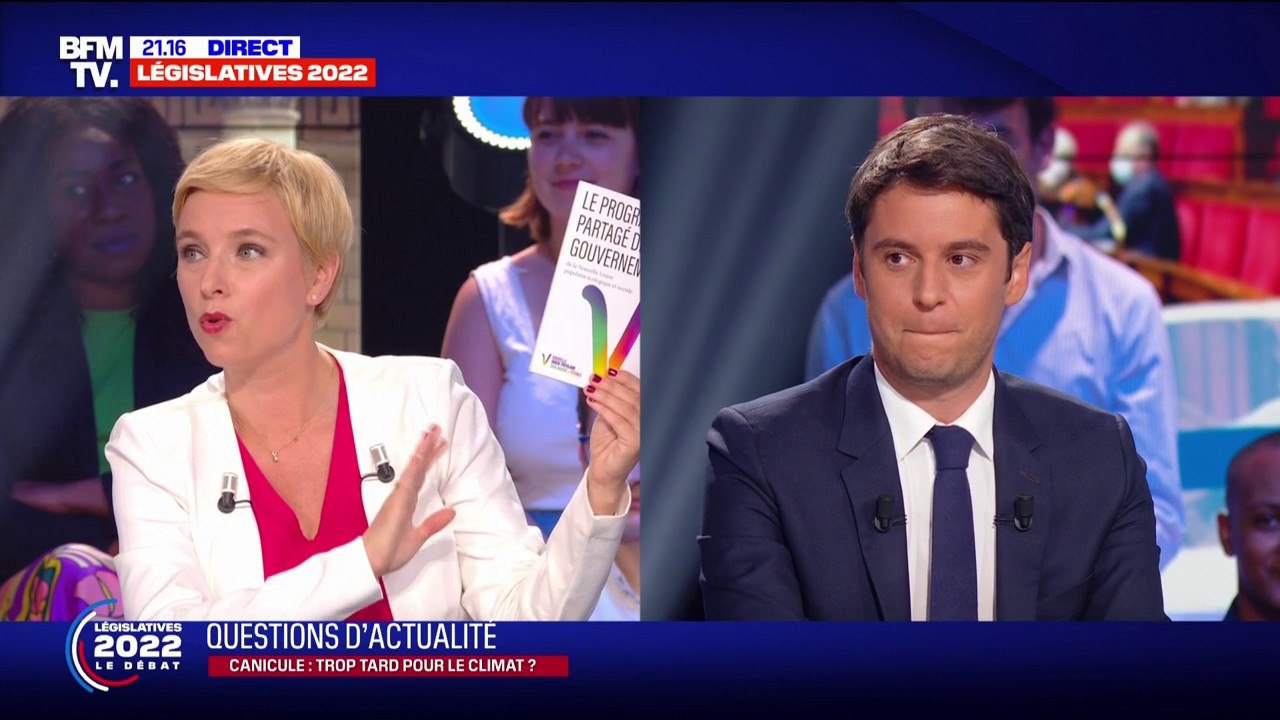Clémentine Autain à Gabriel Attal :"Vous ne pouvez pas comparer la Nupes avec ce qui a été fait sous le quinquennat Hollande"