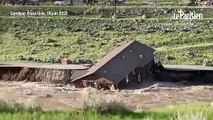 États-Unis _ des inondations monstres ravagent le parc national de Yellowstone