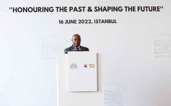 D-8 Yatırım Forumu nun 25'inci yıl özel resepsiyonu gerçekleştirildi