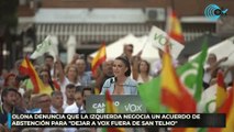 Olona denuncia que la izquierda: negocia un acuerdo de abstención para “dejar a Vox fuera de San Telmo”