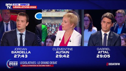 Jordan Bardella appelle à voter blanc en cas de duel Ensemble/Nupes au second tour
