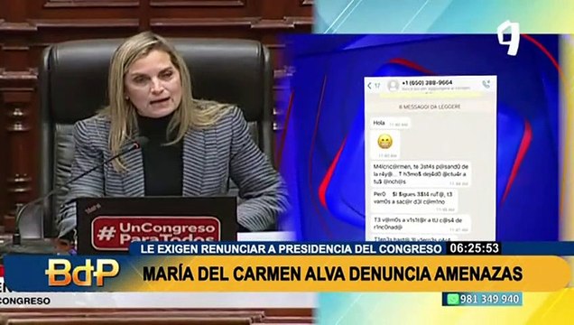 Alva sobre amenazas: Ante los ataques políticos aquí me tienen, no se metan con mis hijos