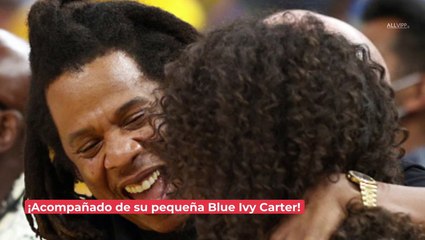 ¡Son prácticamente IDÉNTICOS! Blue Ivy Carter y su padre Jay-Z son vistos en evento deportivo