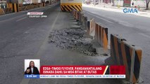 EDSA-Timog Flyover, pansamantalang isinara dahil sa mga bitak at butas | UB