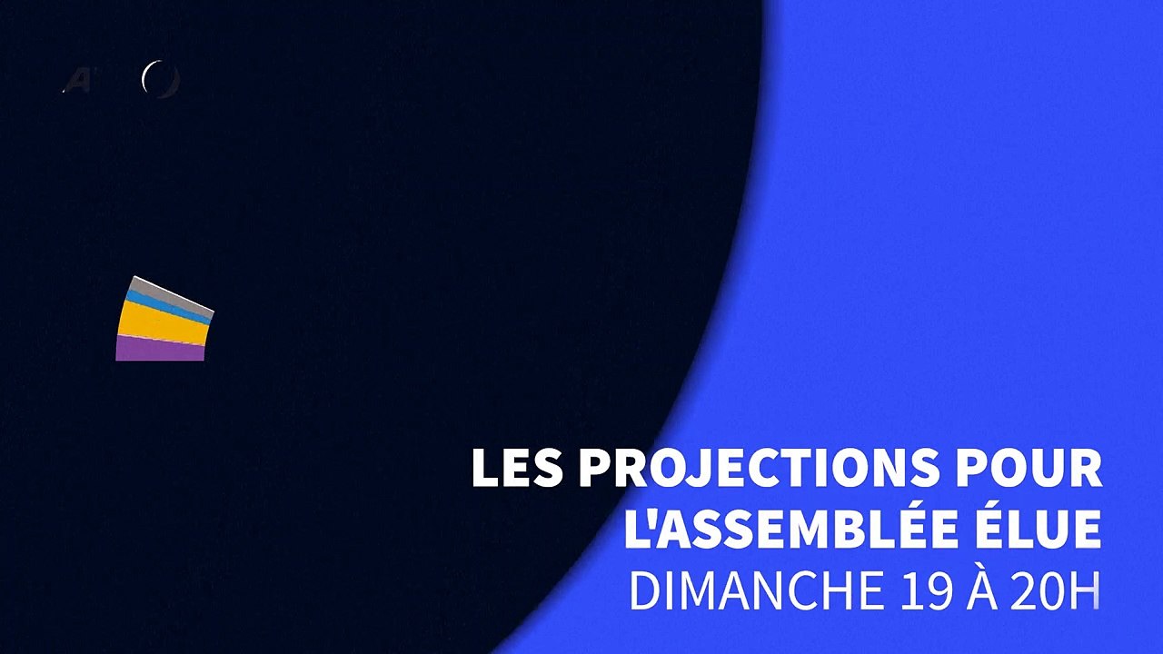 Projections pour l'Assemblée élue, estimations 19 juin à 23h00