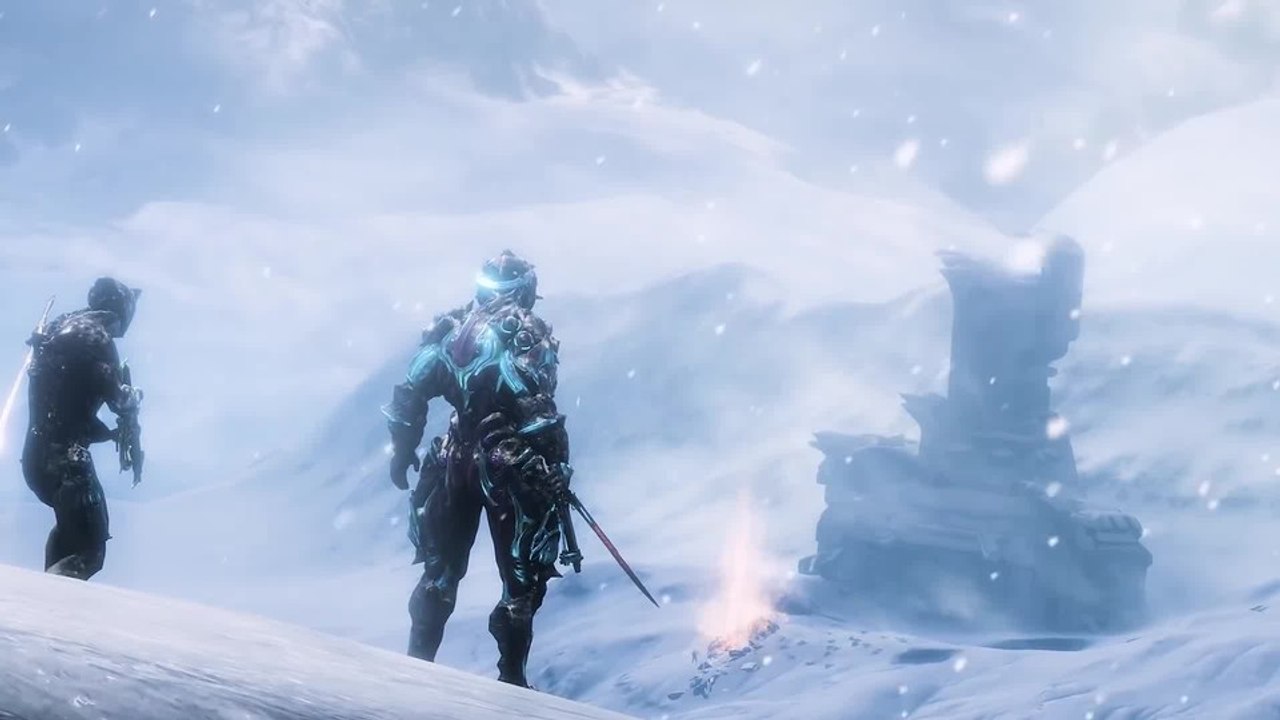 Warframe - Operation: Buried Debts - Im Trailer erwehren sich Hildryn und Excalibur einer Spinnenplage