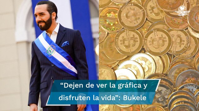 Nayib Bukele, presidente de El Salvador, pide paciencia ante desplome del bitcoin