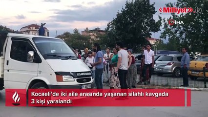 İki aile birbirine girdi, o anlar kameraya böyle yansıdı