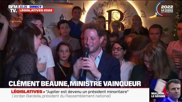 Clément Beaune conserve son poste de ministre délégué aux Affaire européennes, élu de justesse face à Caroline Mecary (Nupes) à Paris