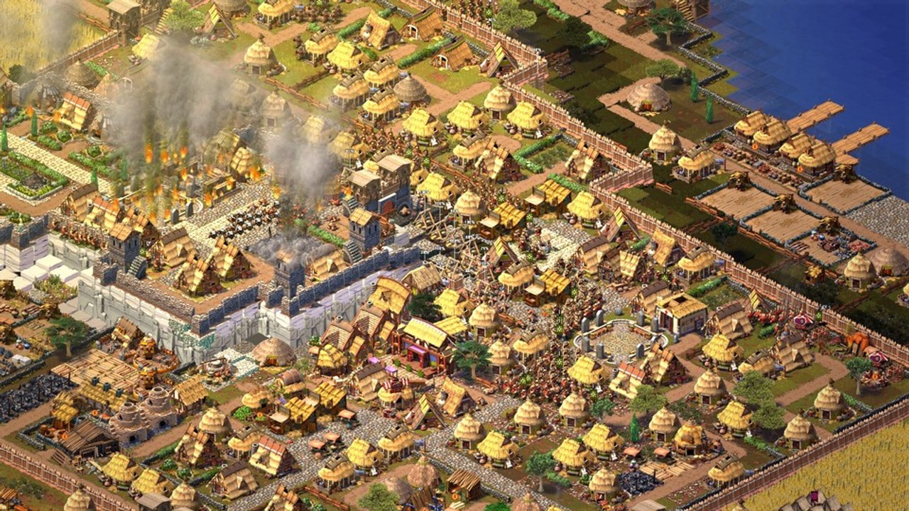 Das aufbauspiel ymir sieht im trailer aus wie stronghold mit schweinen