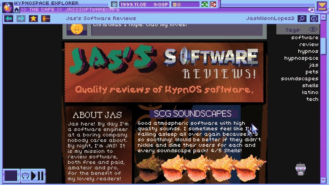 Hypnospace Outlaw - Ankündigungstrailer zum seltsamen Retro-Internet-Simulator