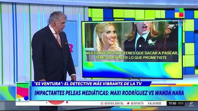 Luis Ventura puso al aire los violentos audios entre Wanda Nara y Maxi López
