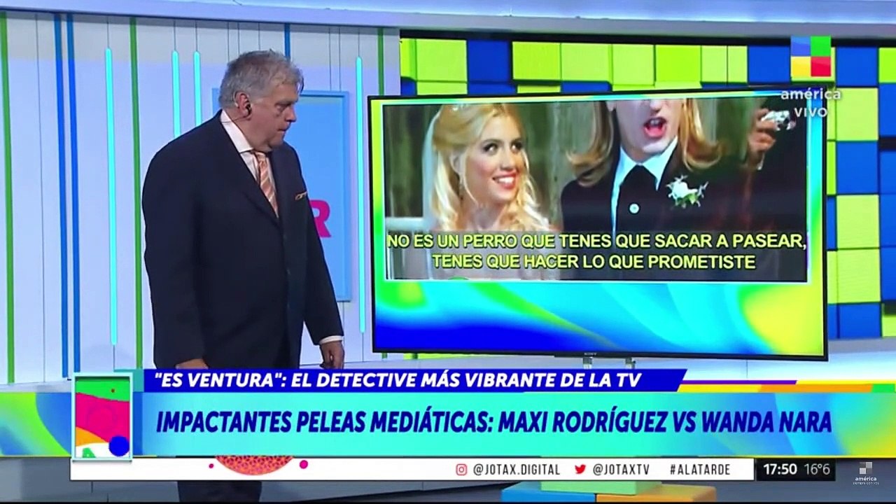 Luis Ventura puso al aire los violentos audios entre Wanda Nara y Maxi López