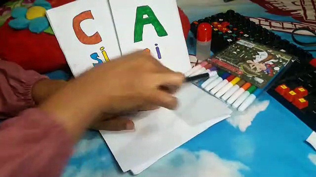 Drawing Alphabet 'E'