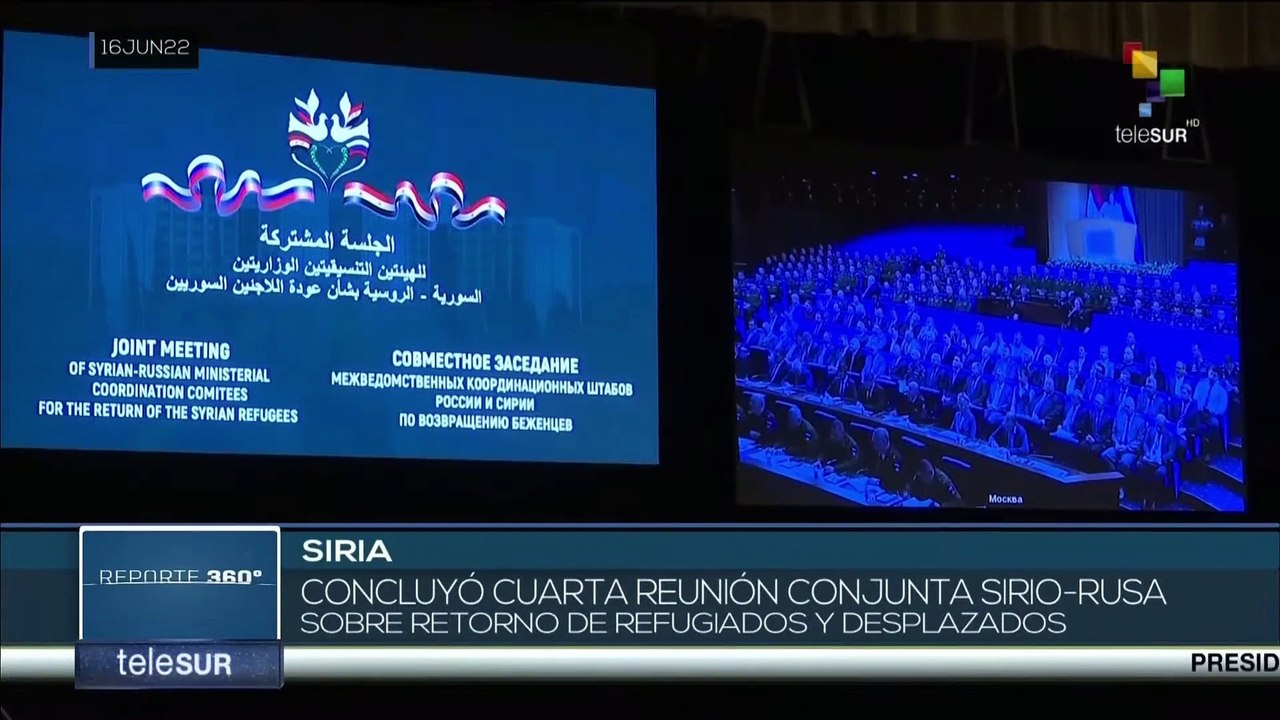 Rusia facilita ayuda humanitaria a Siria en el marco de la cuarta reunión conjunta