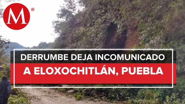 Dos personas muertas y un lesionado deja derrumbe en Eloxochitlán, Puebla