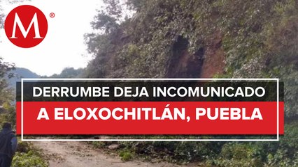 Dos personas muertas y un lesionado deja derrumbe en Eloxochitlán, Puebla