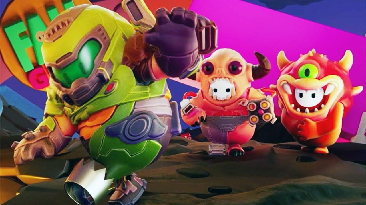 Trailer beweist: Doom und seine Dämonen sind brutal süß in Fall Guys