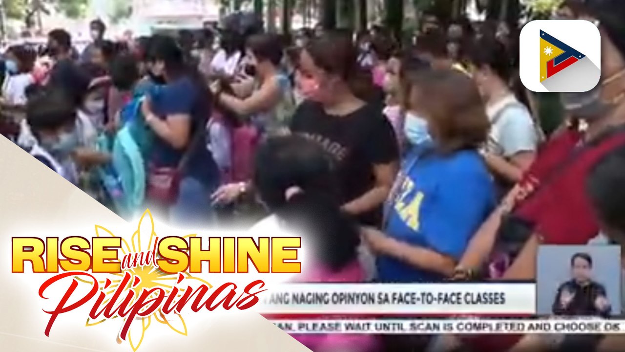 Mga magulang, hati pa rin ang naging opinyon sa face-to-face classes