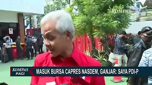 Dengar Namanya Masuk Bursa Capres Nasdem, Ganjar Pranowo: Saya Tetap Kader PDI-P!