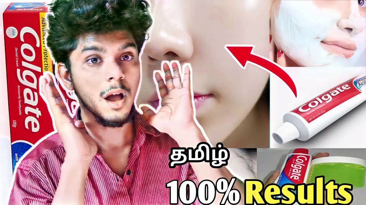 Skin Whitening Colgate Toothpaste at Home | Skin Whitening |Pimples removal | Saira Beauty Tips