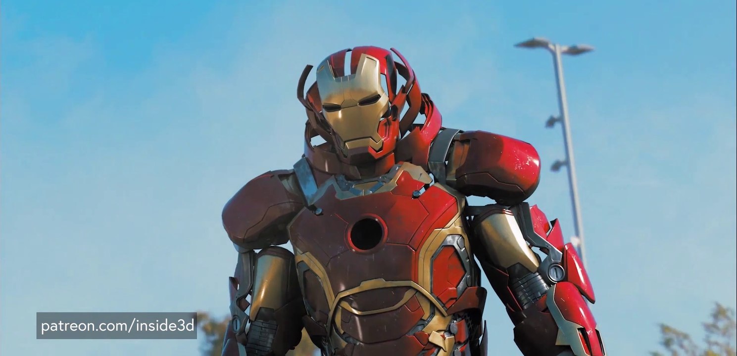 CGI VFX Breakdowns: Ironman Behind the Scenes  by Inside 3D | NC Movies