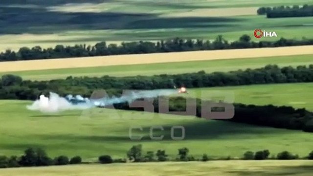 Ukrayna Rus helikopterini böyle vurdu
