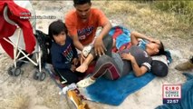 Migrantes venezolanos logran cruzar la frontera, después de días de sufrimiento
