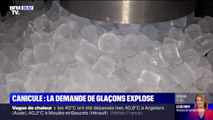 Canicule: la demande de glaçons explose avec les fortes chaleurs