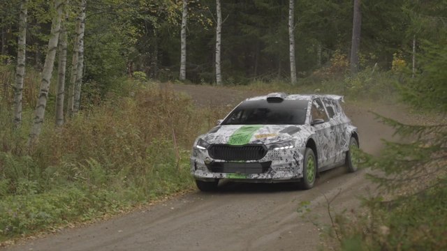 SKODA FABIA RS Rally2 - Test series