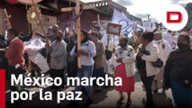 Cientos de mexicanos marchan por la paz tras los hechos de violencia en Chiapas