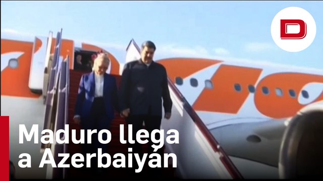 Maduro llega a Azerbaiyán, continuando su gira por países exportadores de hidrocarburos