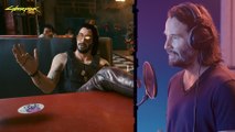 Clip zu Cyberpunk 2077 zeigt wie Keanu Reeves zu Johnny Silverhand wurde