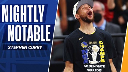 Nightly Notable: Stephen Curry | Jun. 16