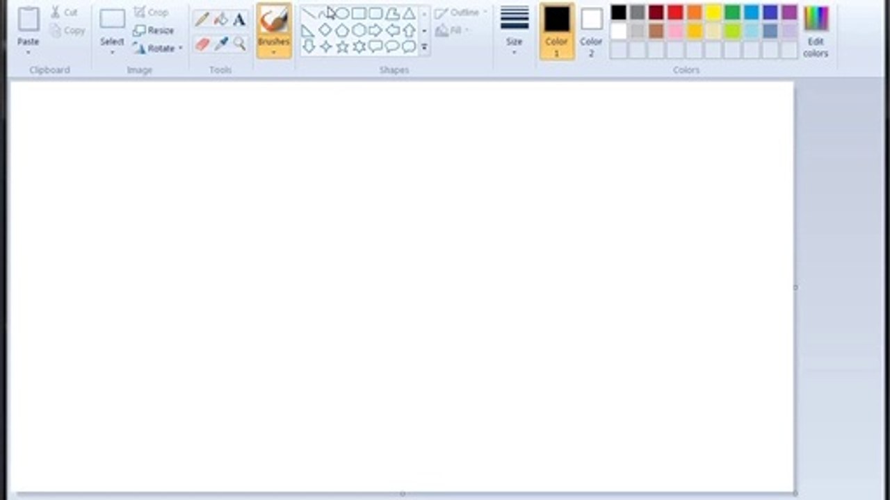 How to Draw Easy and Beautiful Sunset Scenery Drawing with MS Paint | MS Paint Drawing _ MS Paint