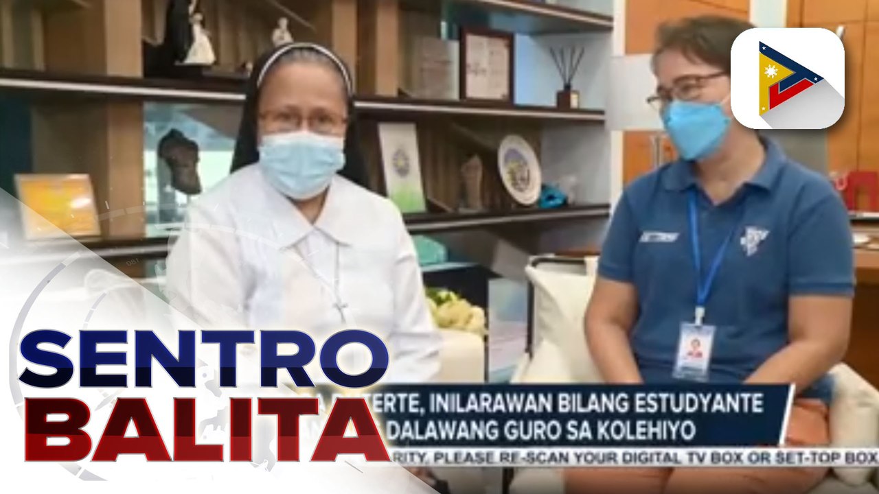 VP-elect Sara Duterte, inilarawan ng kanyang dalawang guro sa kolehiyo; VP-elect Duterte, hindi umano 'grade conscious' pero matalino at mahusay