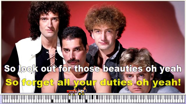 Freddy Merkury & Queen -Bicycle Race- karaoke & lyrics . New cover