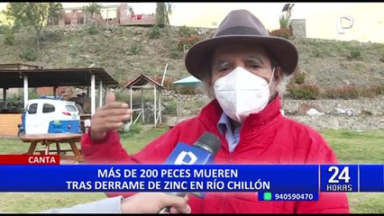 Ministerio Público abre investigación por derrame de zinc en el río Chillón