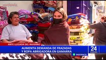 Gamarra se alista para combatir el frío: frazadas, chompas, gorritos y más a precios de infarto