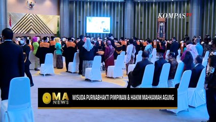 31 Anggota Hakim MA Ikuti Wisuda Purnabakti, Penanda Sudah Selesaikan Tugas Pengabdiannya