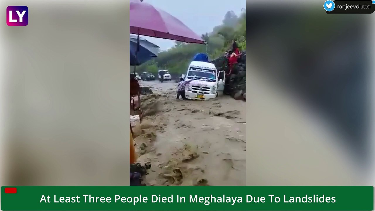 Meghalaya: National Highway 06 Damaged Due To F...
