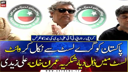 Thank you 'Imran Khan' for putting Pakistan on the White list, Ali Zaidi