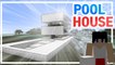 Minecraft  How To Build A Pool Modern House  Architecture Builder Animation