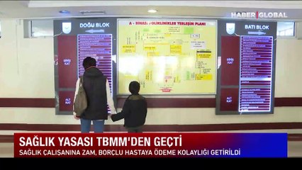 Sağlıkla ilgili Bazı Kanunlarda değişiklik yapılmasına dair teklif kabul edildi