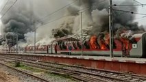 Tensions over Agnipath scheme reaches Secunderabad, protesters set train ablaze, pelt stones