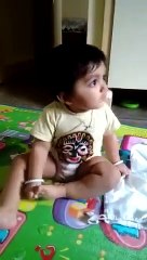 Cute baby // Hare Krishna Hare Ram //