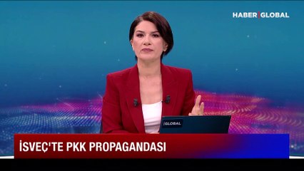 İsveç'in başkenti Stockholm'de PKK propagandası